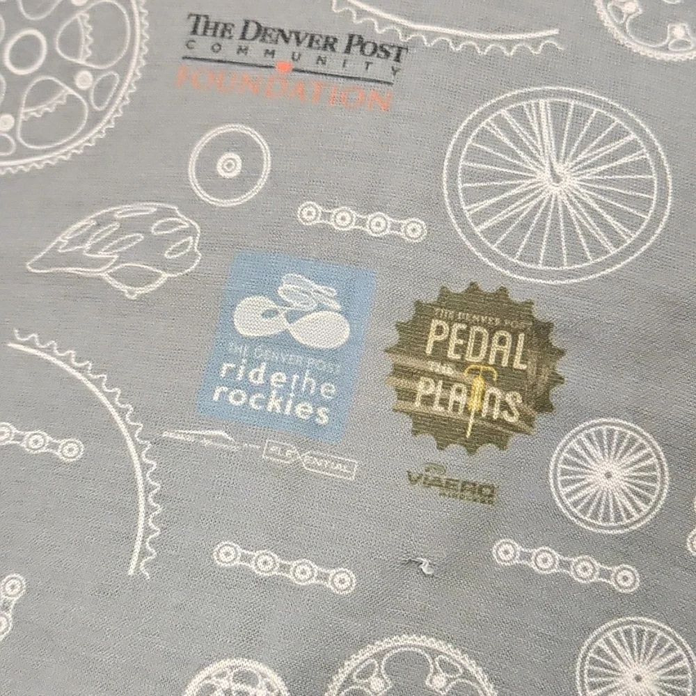 Ride The Rockies Grey Neck Buff, Scarf